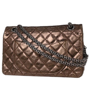 Chanel Bronze Calfskin 2.55 Classic Double Flap Bag 125087
