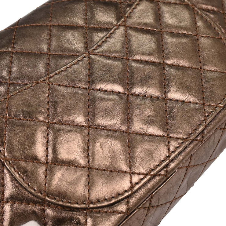 Chanel Bronze Calfskin 2.55 Classic Double Flap Bag 125087
