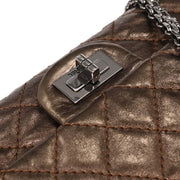 Chanel Bronze Calfskin 2.55 Classic Double Flap Bag 125087