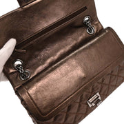 Chanel Bronze Calfskin 2.55 Classic Double Flap Bag 125087