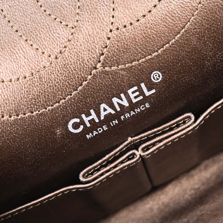Chanel Bronze Calfskin 2.55 Classic Double Flap Bag 125087