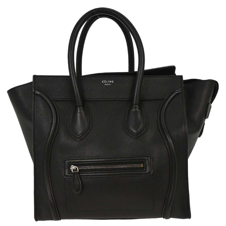 Celine Black Mini Luggage Tote Bag S-PA-1101 125094