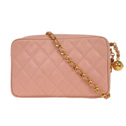 Chanel Pink Calfskin Camera Bag 125095