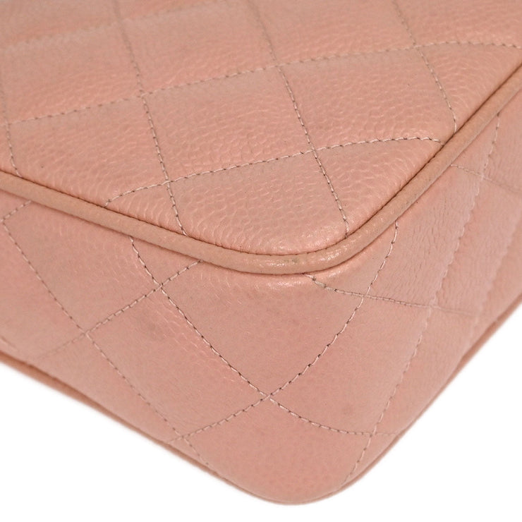 Chanel Pink Calfskin Camera Bag 125095
