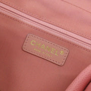 Chanel Pink Calfskin Petite Timeless Tote PTT Chain Handbag 125098