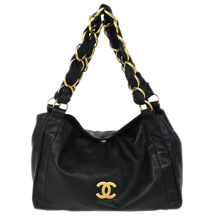 Chanel Black Lambskin Handbag 125099
