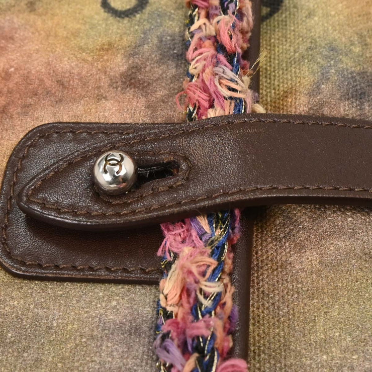 Chanel Khaki On The Pavements Graffiti Messenger Bag 125105