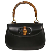 Gucci Black Bamboo Handbag 000.1781.0633 125106