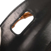 Gucci Black Bamboo Handbag 000.1781.0633 125106