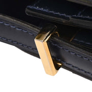 Celine Navy Leather Handbag 125107