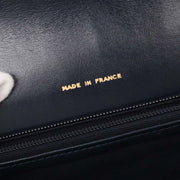 Celine Navy Leather Handbag 125107