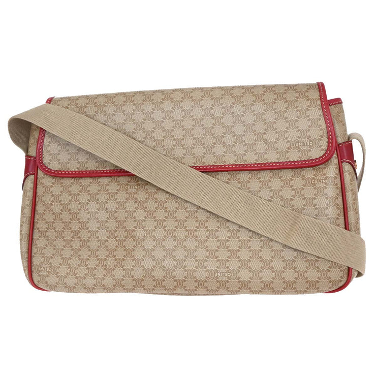 Celine Beige PVC Macadam Shoulder Bag CE00/12 125108