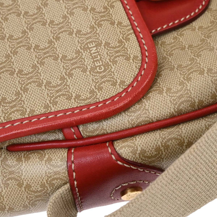 Celine Beige PVC Macadam Shoulder Bag CE00/12 125108