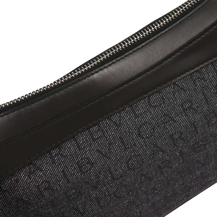 Bvlgari Black Canvas Logomania Handbag MAMMEI 125109
