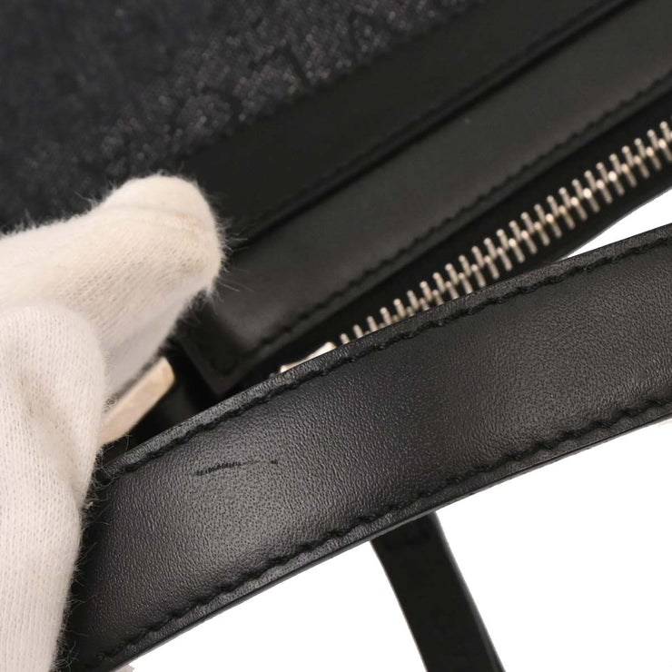 Bvlgari Black Canvas Logomania Handbag MAMMEI 125109