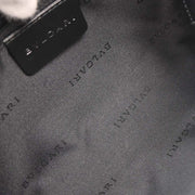 Bvlgari Black Canvas Logomania Handbag MAMMEI 125109