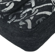 Chanel Black Canvas Chain Print Handbag 125111