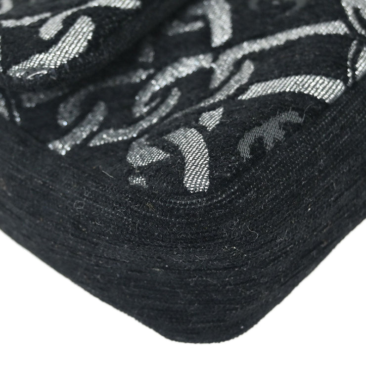 Chanel Black Canvas Chain Print Handbag 125111