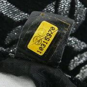 Chanel Black Canvas Chain Print Handbag 125111