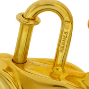 Hermes Pelican Motif 1992 Limited Cadena Padlock Gold Bag Charm 125114