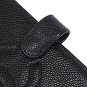 Chanel Black Calfskin Note Book Cover Small Good 125115