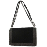 Boy Chanel Black Mouton Medium Shoulder Bag 125118