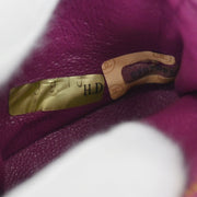 Chanel Pink Suede Micro Classic Flap Shoulder Bag Pochette 125119