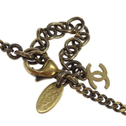 Chanel Gold Square Chain Pendant Necklace 06A 125122