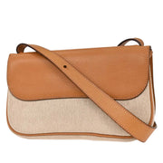 Hermes Beige Toile H Vache Liegee Sac Colorado PM Shoulder Bag JSquare:I 125126