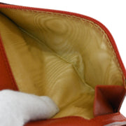 Chanel Vermilion Red Calfskin Wallet Purse 125129