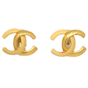 Chanel Gold CC Earrings Clip-On 00T 125131
