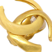 Chanel Gold CC Earrings Clip-On 00T 125131