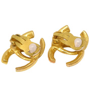 Chanel Gold CC Earrings Clip-On 00T 125131