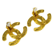 Chanel Gold CC Earrings Clip-On 2878/29 125132