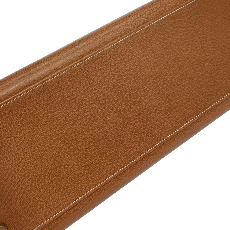 Hermes Natural Pigskin Kelly 32 Sellier Handbag 5 Circle:X 125138