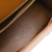 Hermes Natural Pigskin Kelly 32 Sellier Handbag 5 Circle:X 125138