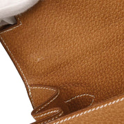 Hermes Natural Pigskin Kelly 32 Sellier Handbag 5 Circle:X 125138