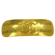 Chanel Hair Clip Barrette Hair Accessories Gold 99A 125145