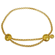 Chanel Chain Belt Medallion Gold 6123/29 Small Good 125146
