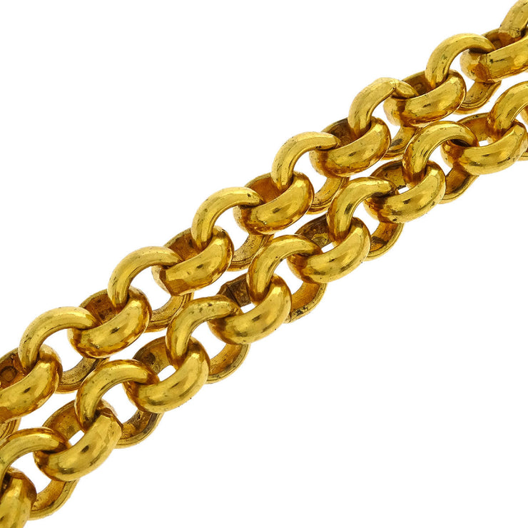 Chanel Chain Belt Medallion Gold 6123/29 Small Good 125146