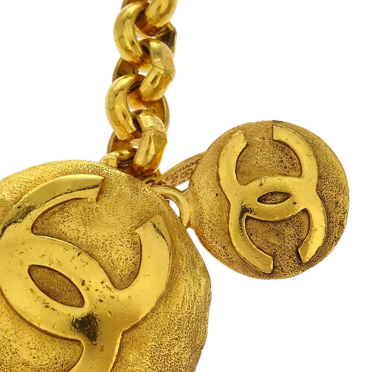 Chanel Chain Belt Medallion Gold 6123/29 Small Good 125146