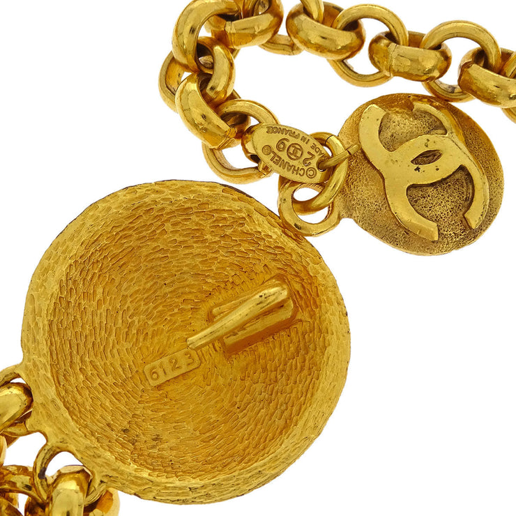 Chanel Chain Belt Medallion Gold 6123/29 Small Good 125146