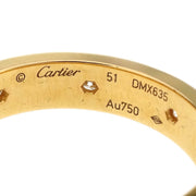 Cartier Mini Love Ring Au750 Diamond #51 DMX635 125147