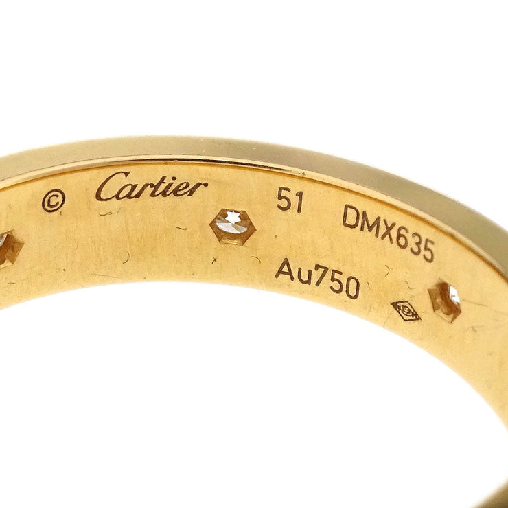 Cartier Mini Love Ring Au750 Diamond #51 DMX635 125147