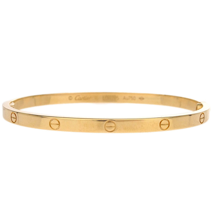 Cartier Love Bracelet Bangle Small LDR295 Au750 #16 125151