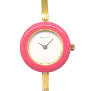 Gucci 11/12.2 Change Bezel Chameleon Quartz Watch SS 125158