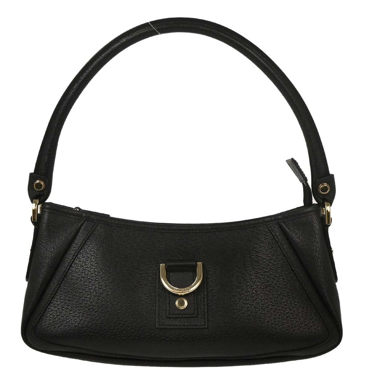 Gucci Black Leather Abbey D Ring Handbag 130939 2123 125162