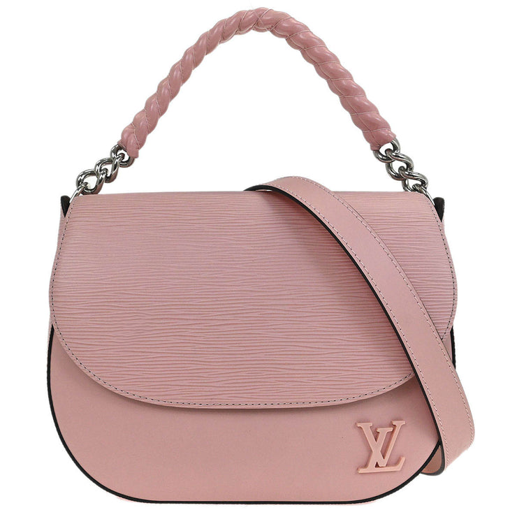 Louis Vuitton Pink Epi Luna 2way Handbag M42676 SN3136 125163