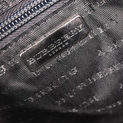 Burberry Beige Black PVC Burberry Check Handbag 125164