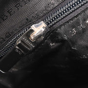 Burberry Beige Black PVC Burberry Check Handbag 125164